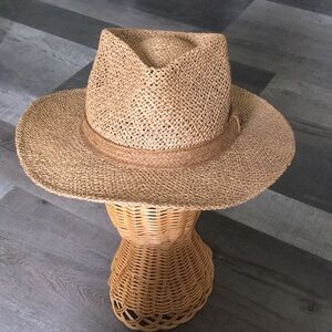 Vintage Dorfman Pacific Co. Grass sun hat rancher beach garden outdoor S M
